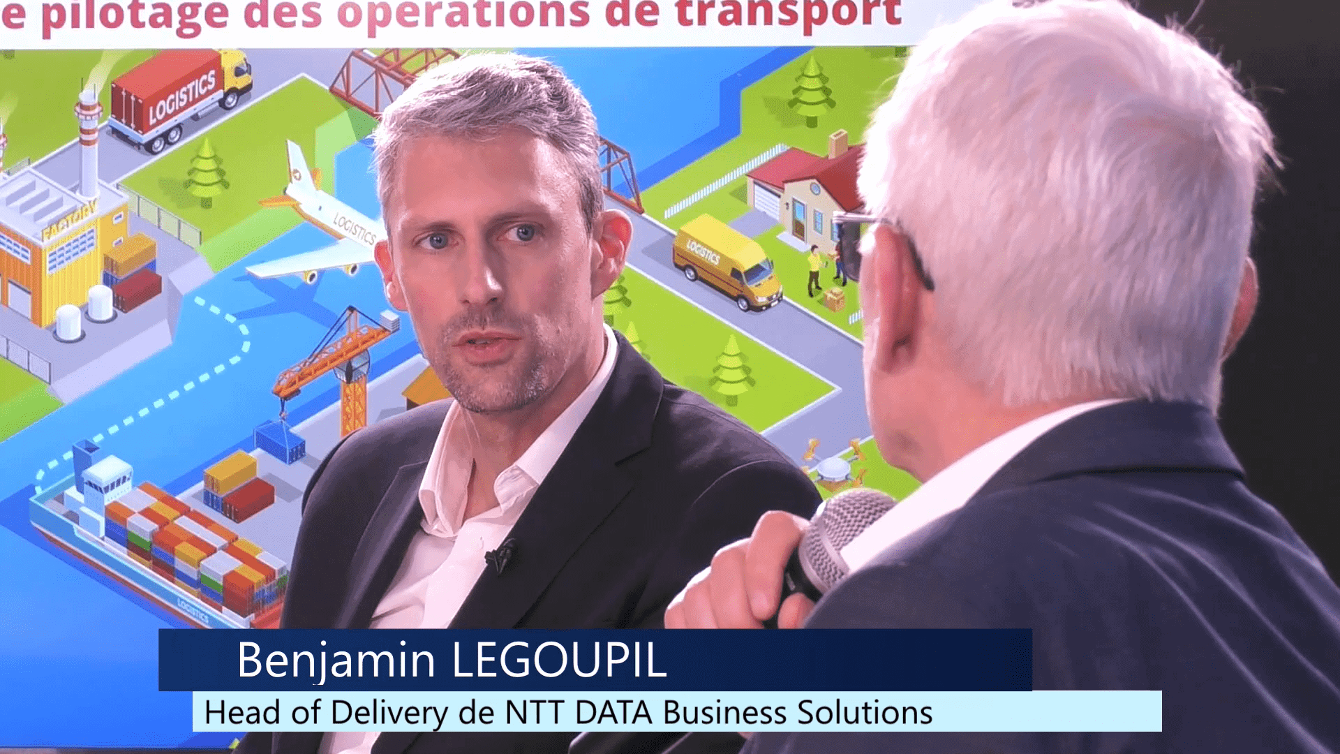 Benjamin Legoupil de NTT Data Business Solutions table ronde visibilité transport