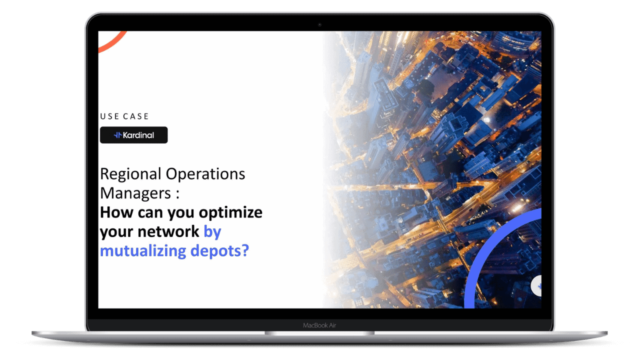 Regional Operations Managers How can you optimize your network by mutualizing depots
