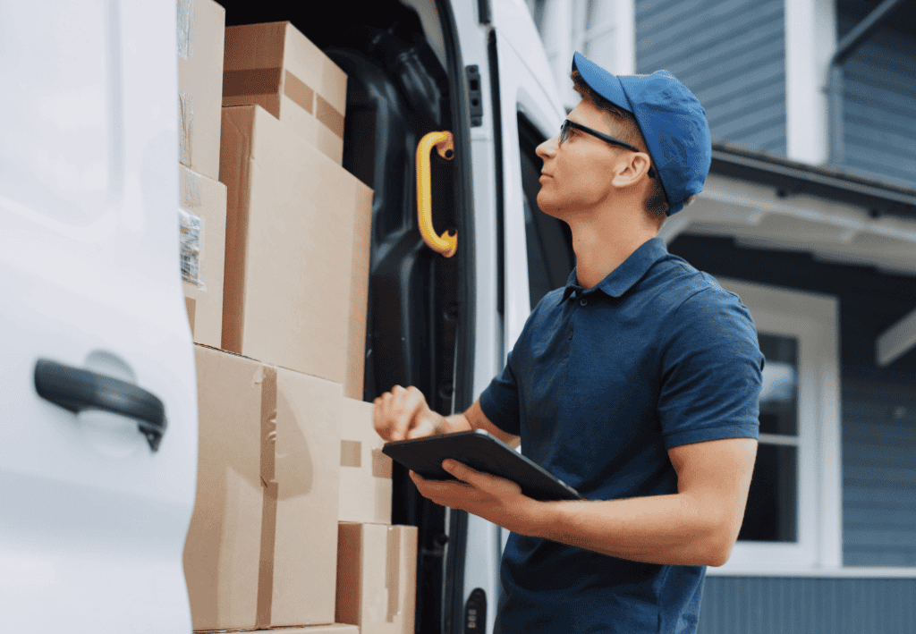 parcel delivery - driver